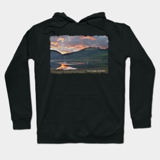 Sunset over Loch Long, Arrochar, Scotland Hoodie